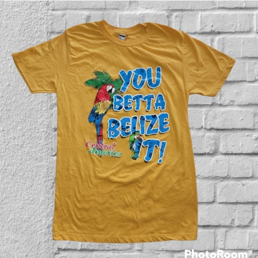 Belize Central America You Better Belize It T-shirt Medium 100% Cotton